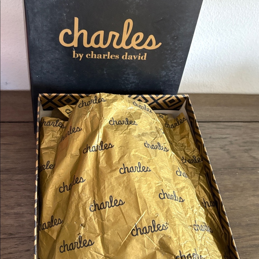 NIB [Charles by Charles David] Noolie Rhinestone Mesh Wedge Sandals Women’s 5 - Picture 12 of 13